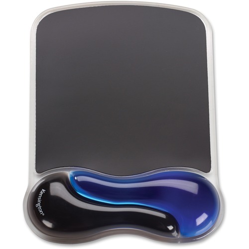 Wrist Rest, Mouse Pad, Gel, Beige/Black
