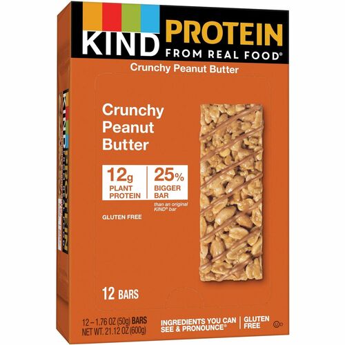 Bar, Peanut Butter, Crunchy 12/BX