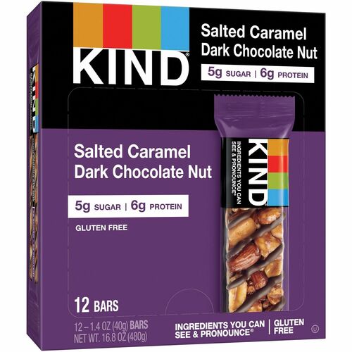 Bar, Nut, Chc, Drk, Caramel, Salt 12/BX