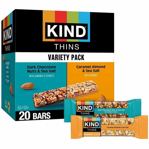 Bar, Kind, Thins, Variety, Chocolate, Caramel 20/BX