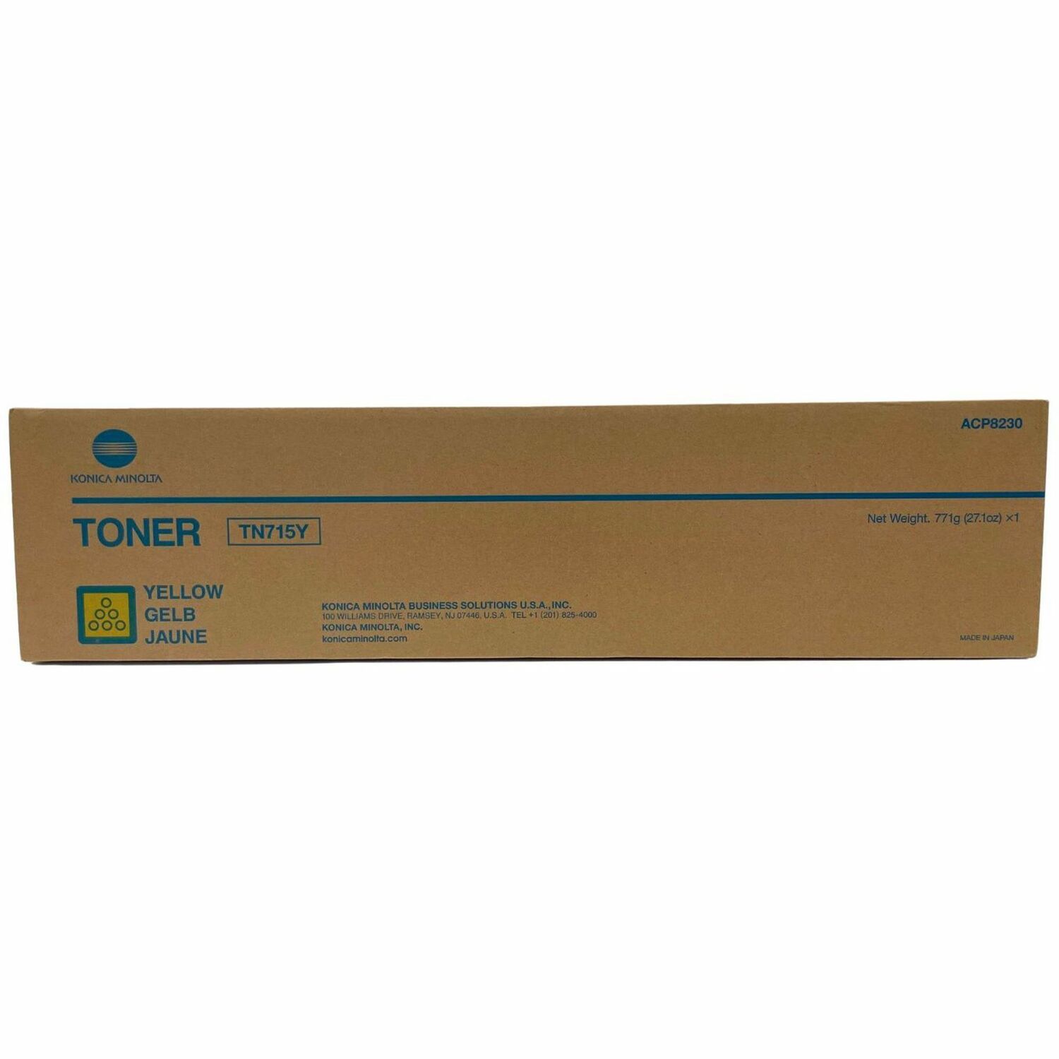 Cartridge, Toner, TN715Y, Yellow