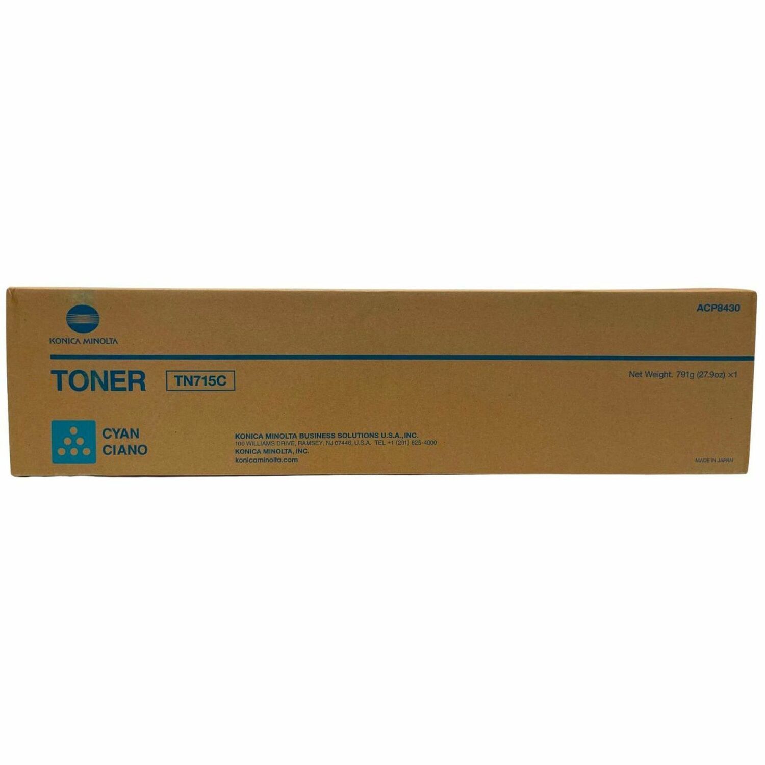 Cartridge, Toner, TN715C, Cyan