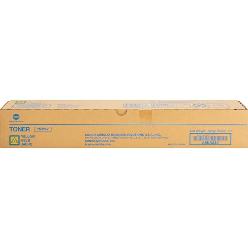 Toner Cartridge, Bizhub C258, 26000 Yield, Yellow