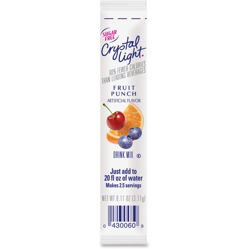 Crystal Light Sticks, 0.16oz., Fruit Punch 30/BX