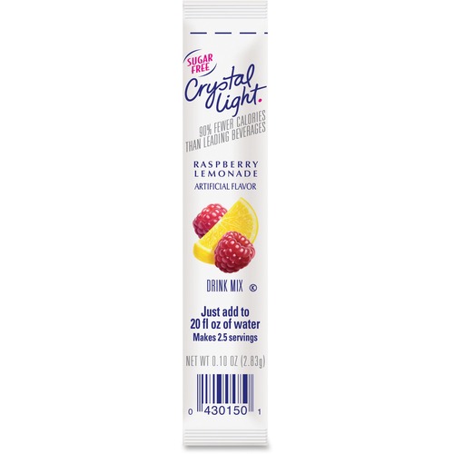 Crystal Light Sticks, 0.16 Oz., Raspberry Lemonade 30/BX