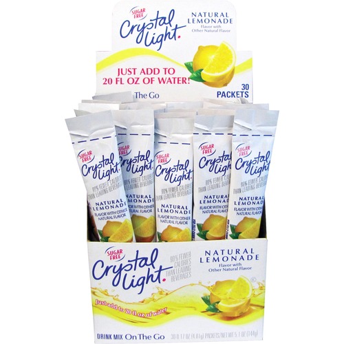 On-The-Go Mix Sticks, Sugar Free, .17 Oz, Lemonade 30/BX