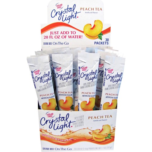 On-The-Go Mix Sticks, Sugar Free, .09oz, Peach Tea 30/BX