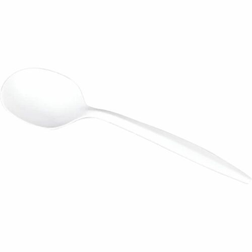 Soup Spoon Med-Weight White 1000/CT