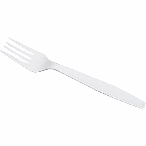 Wrapped Fork, Heavy-Weight, White 1000/CT