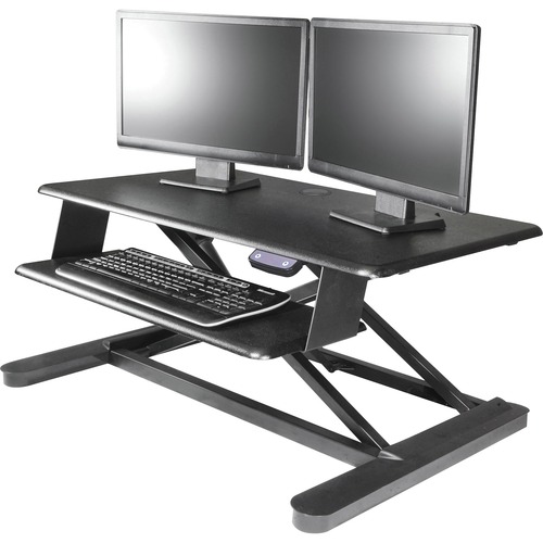 Riser, Desk, Sit/Stand, Electric, Black
