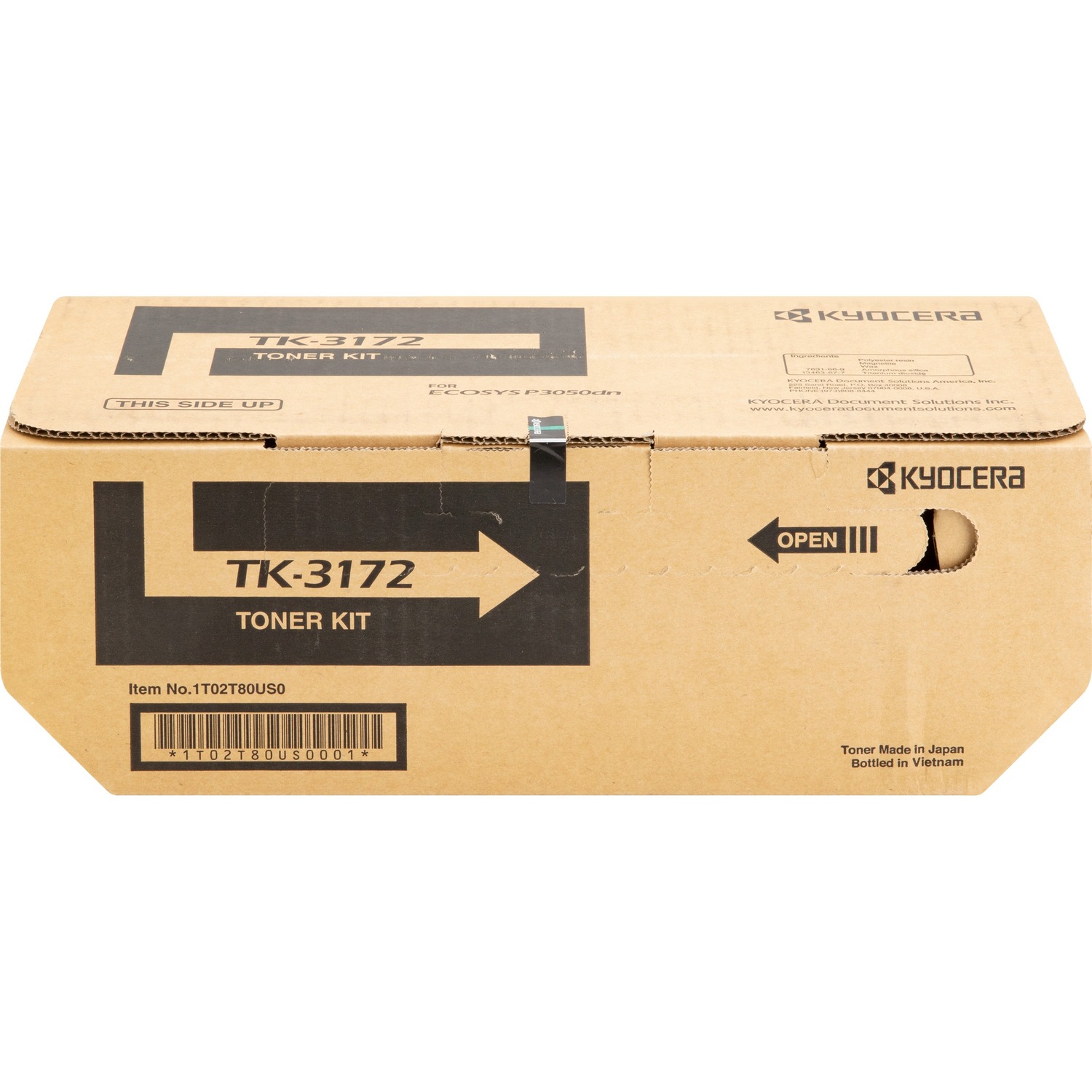 Toner Cartridge, For P3050dn, 15500 Page Yield, Black
