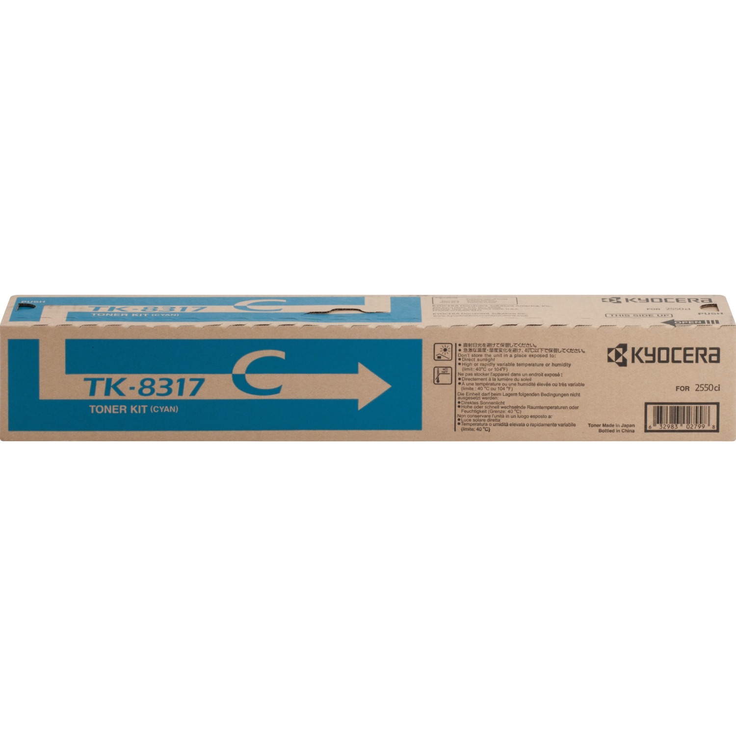 Toner Cartridge, F/2550CI, 6000 Page Yield, Cyan
