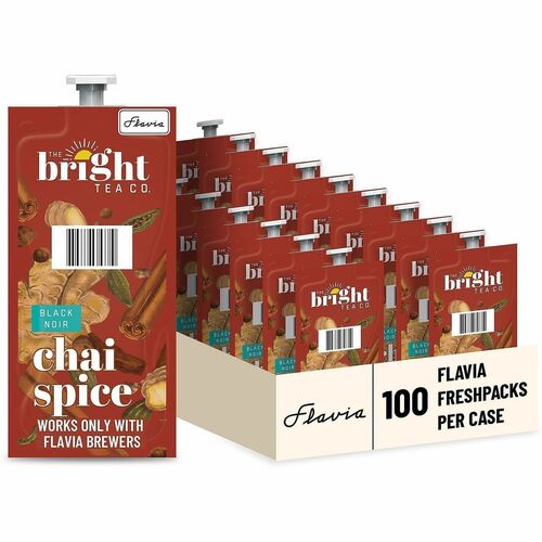 Tea, Bright Tea Co, Chai Spice, Freshpack, Black 100/CT