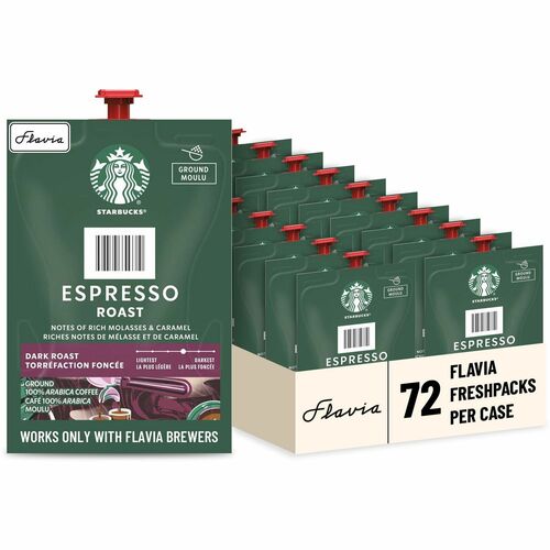 Coffee, Fresh Pack, Single Brew, Espresso 72/CT