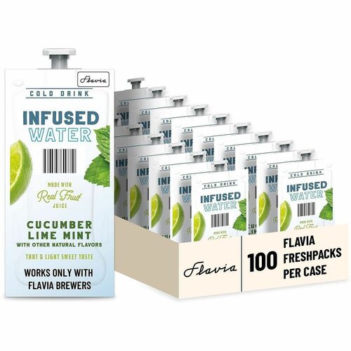 Water, Freshpak, Infuse, Cucumber 100/CT