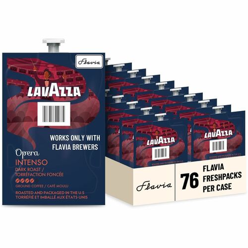 Coffee, Freshpack, Dark Roast, Intenso, 0.32 oz, BN 76/CT