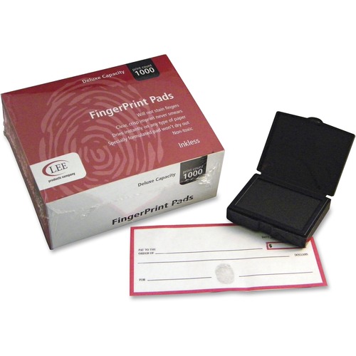 Pad, Ink, Fingerprint, Dz, Black 12/DZ