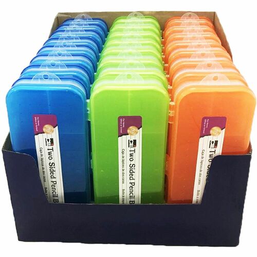 Box, Pencil, Two-Sided, Assorted Colors 24/DS