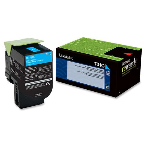Catridge, Toner, Returnable, Cyan, 701C
