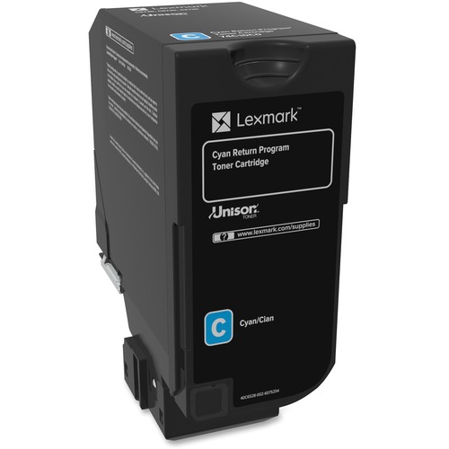 Cartridge, Toner, CX725, Cyan, 3K, Return