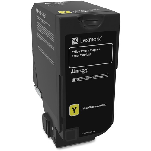Cartridge, Toner, CX725, Yellow, 3K, Return
