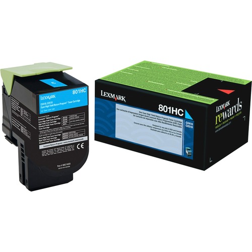 Cartridge, Toner, Returnable, Hybrid, Cyan, 801HC