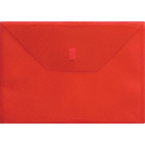 Envelope, Poly, Side, 13x9, Red