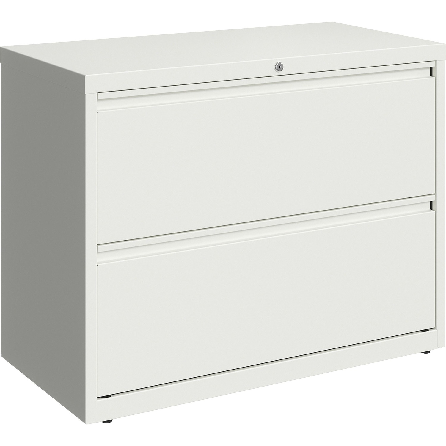 Lateral File, 2-Drawer, 36" x 18-5/8" x 28", White