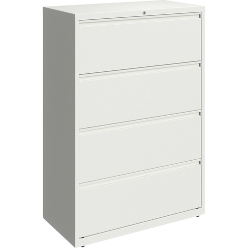 Lateral File, 4-Drawer, 36"x18-5/8"x52-1/2", White