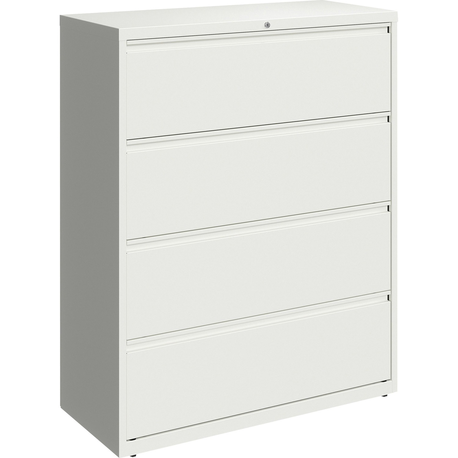 File, Lateral, 4 Drawer, 42", White