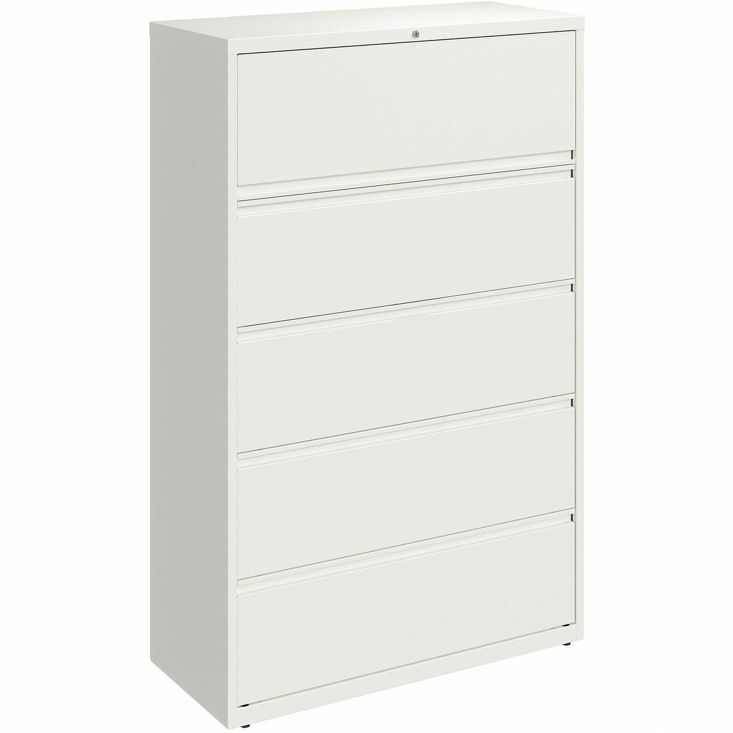 File, Lat, 5 Drawer, 42", White