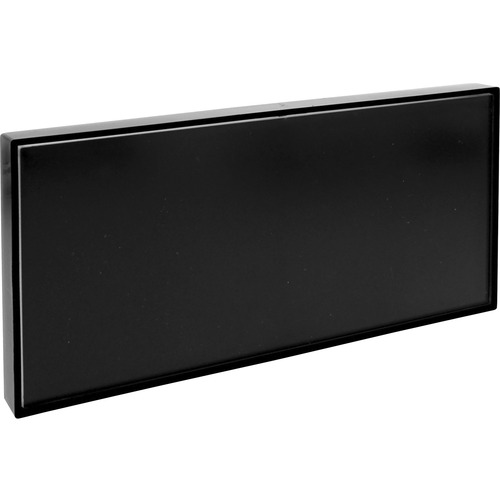 Sign, 6" X 12", Snap Plate, Black