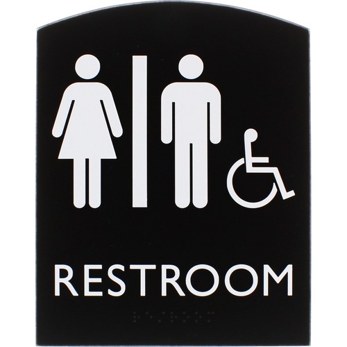 Sign, 8.5x6.75, ADA, Unisex