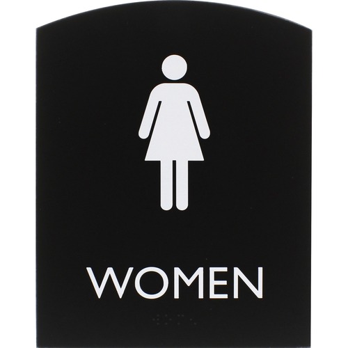Sign, 8.5 x 6.75, ADA, Women, Arch