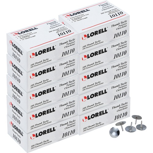 Tacks, Thumb, 100/PK 10/BX