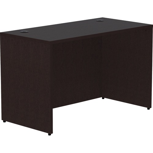 Desk Shell, Rectangular, 48" x 24" x 29-1/2", Espresso