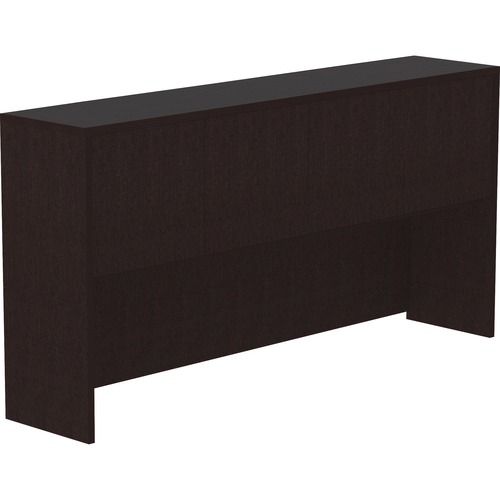 Hutch, Essentials Laminate, 4 Doors, 72" x 15"36", Espresso