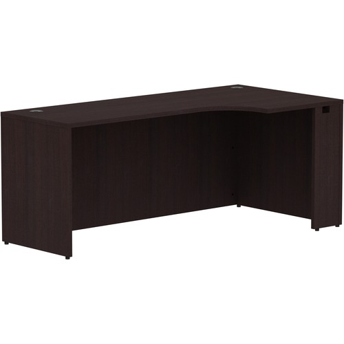Right Corner Credenza, 72" x 36" x 24" x 29-1/2", Espresso