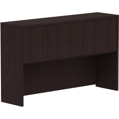 Hutch, With Doors, 60"x15"x36", Espresso