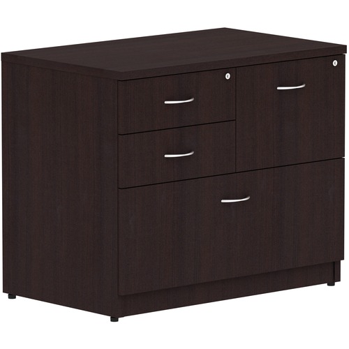 Lateral File, 3 Box/File, 35-1/2" x 22" x 29-1/2", Espresso
