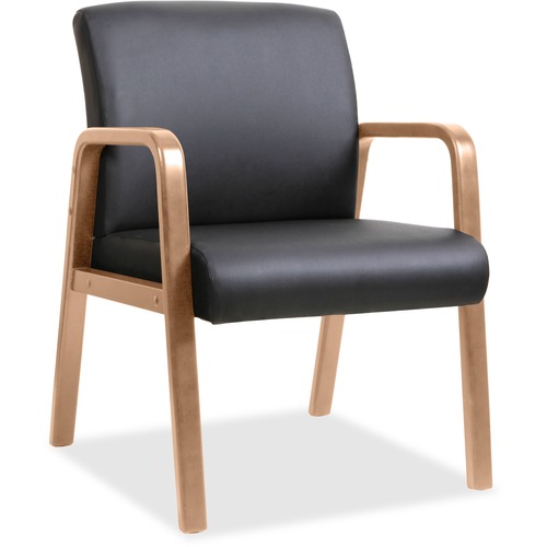 Chair, Guest, Wood, Black/White
