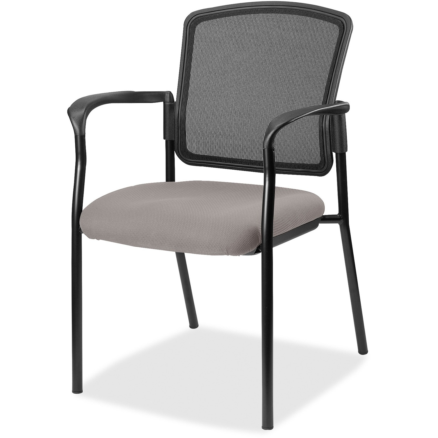 Guest Chair, Vinyl Seat, With Arms, 25-4/5" x 20" x 32", Castillo Metal