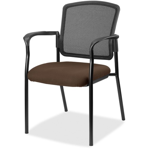 Guest Chair, Vinyl Seat, W/Arms, 25-4/5" x 20" x 32", Mudslide