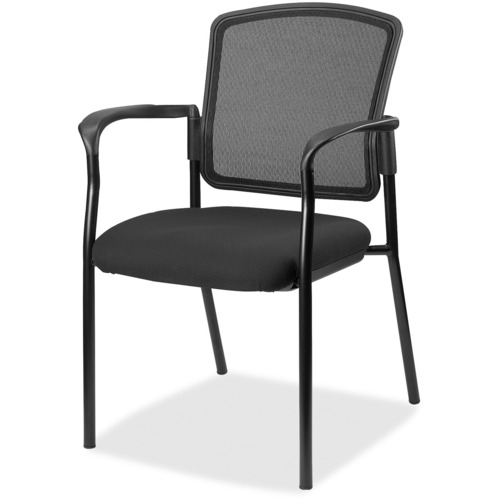 Guest Chair, Fabric Seat, With Arms, 25-4/5" x 20" x 32", Tuxedo