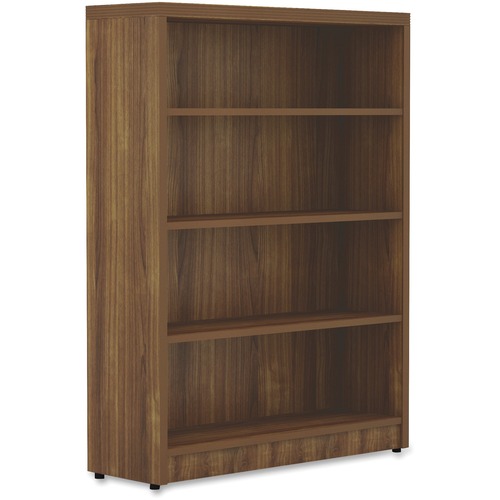 Top 1-1/2", Bookshelf 12-1/2" x 36" x 30", Walnut
