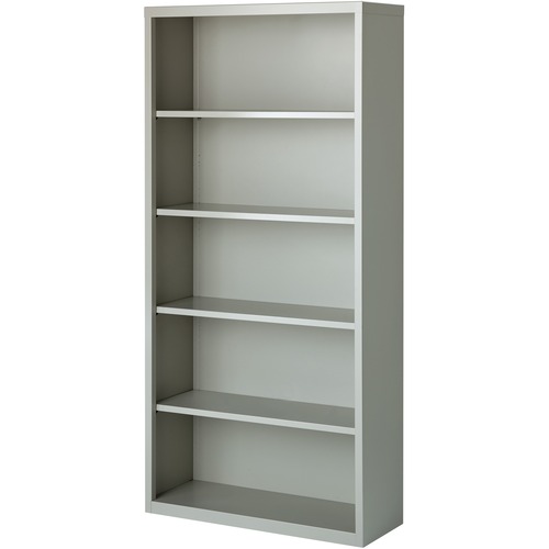 Bookcase, 12" D x 72" H, Gray