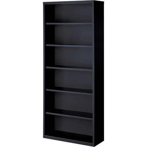 Bookcase, 12" D x 82" H, Black