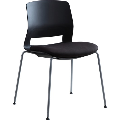 Chair, Stack, Black/Black 2/CT