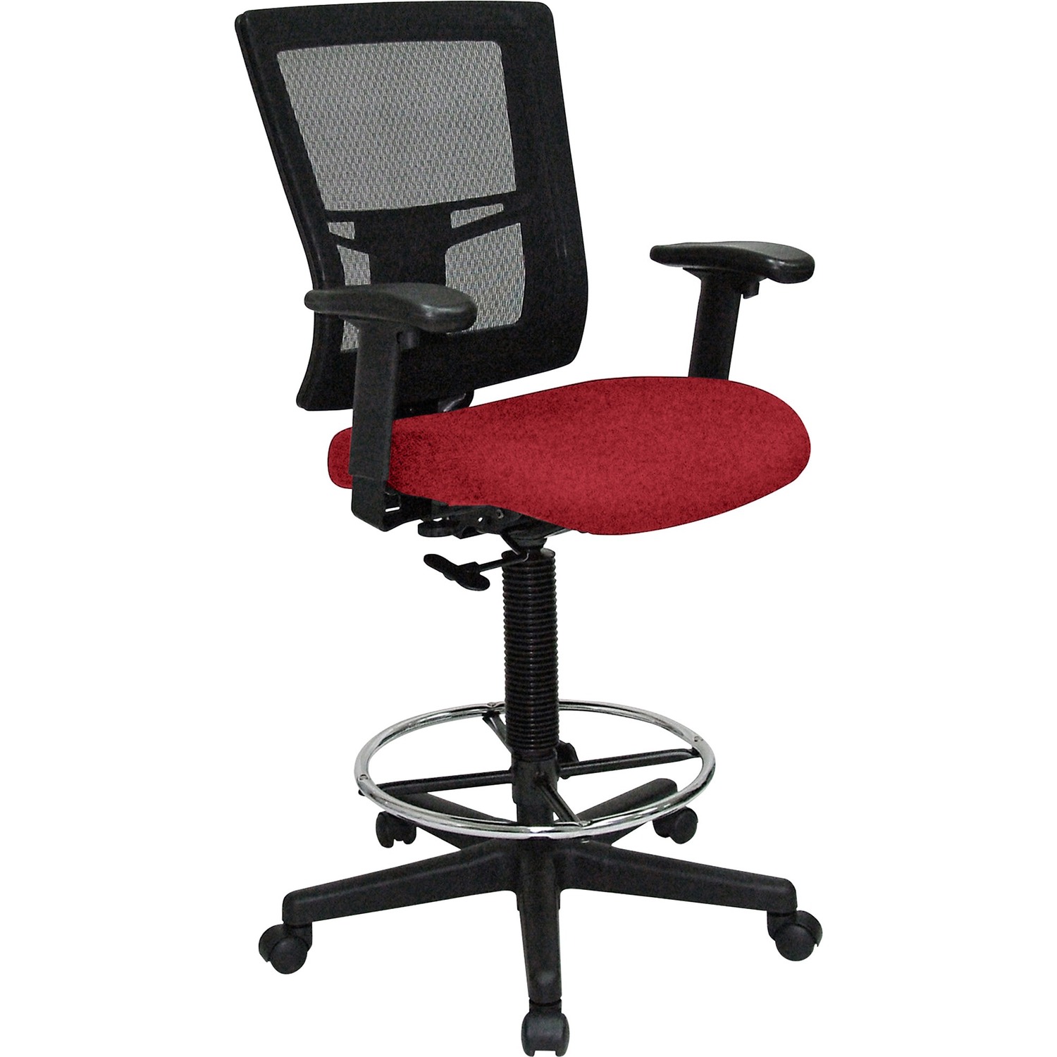 Stool, Drafting, Real Red