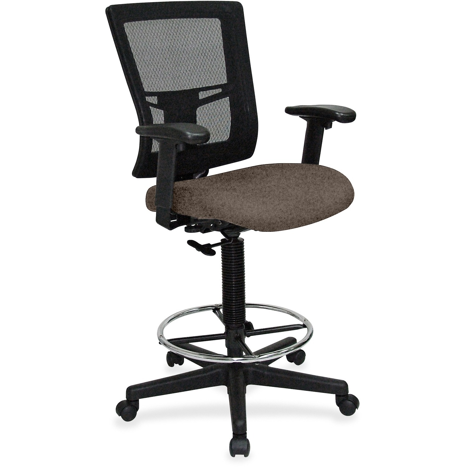 Drafting Stool, Vinyl Seat, 27" x 25" x 15", Dillon Java